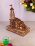 Ram Mandir Ayodhya 3D Model Wooden Temple with Light